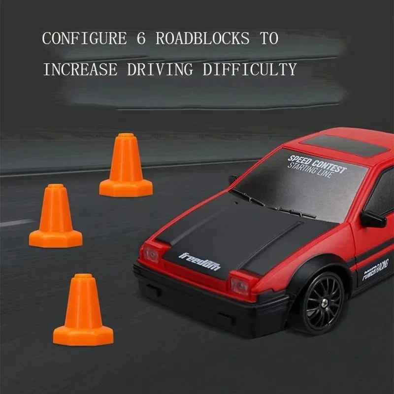 2.4G Remote Control Car Four -Wheel Drive RC Drifting High -Speed Charging Electric Car Children'S Boy Remote Control Car Toy