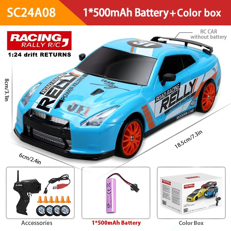 2.4G Remote Control Car Four -Wheel Drive RC Drifting High -Speed Charging Electric Car Children'S Boy Remote Control Car Toy